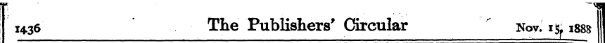 T 14.36 The Publishers' Circular " Nov. ...