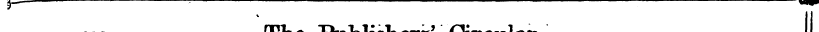£— ; ^ I pec. 6,1888 The Publishers' Cir...