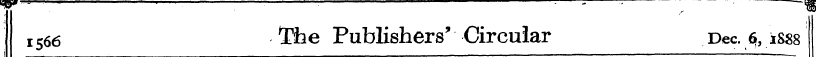 I5 66 *Tfoe Publishers' Circular Dec. s,...