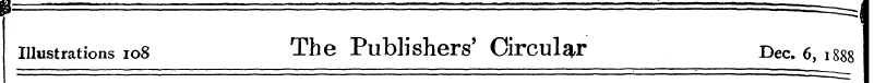illustrations 108 The Publishers' Circul...