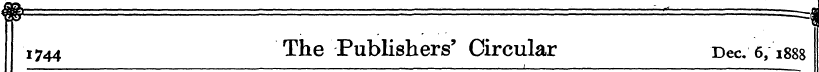 1 744 The Publishers' Circular Dec, 1 6/...