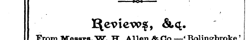 I\e\>iew;f, &q.« From — ^^"^ ^^^"^^^^^^ ...