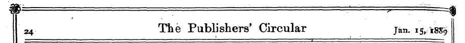 24 The Publishers * Circular j^n. 15, rs...