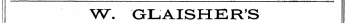 W. GLAISHER'S