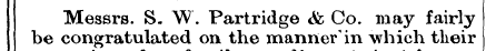 be congratulated Messrs o . S. W. on Par...