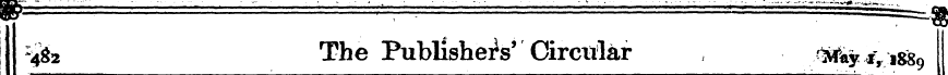 I I -482 The Publishers 5 Circular , / W...