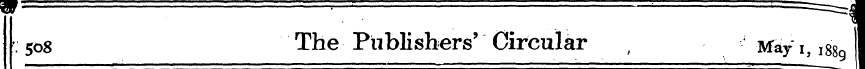 • 5d8 The Publishers' Circular , - Mayi,...