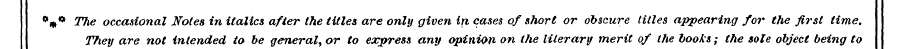°m* The occasional Notes in italics afte...