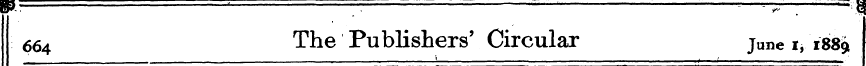 664 ' The Publishers' Circular june i, 1...