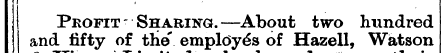 Profit - Sharing.—About two hundred and ...