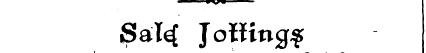 iSal^ JolHngf