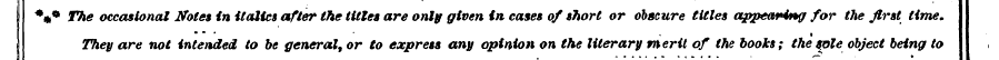 *»* Ute occasional Notes in italics afte...