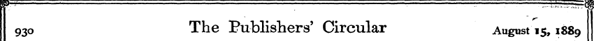 930 The Publishers' Circular August 15,1...