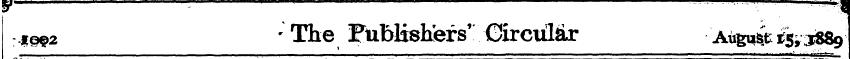 -.fm2 - The publishers' Girciildr August...