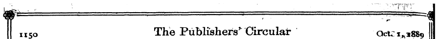 n5o The Publishers'Circular act- 1^889