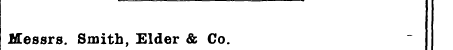 Messrs. Smith, Elder & Co.