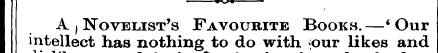 intellect A , Novelist has nothing 's Fa...