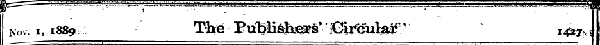 Nov. 1,1889: The Pi^li^^sV lQii^ulaif 1 ...