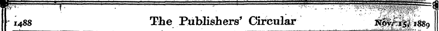 148S The Publishers 5 Circular - ^^^^8 9