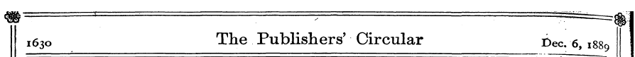 !6 3 o The Publishers' Circular Bee. 6,1...