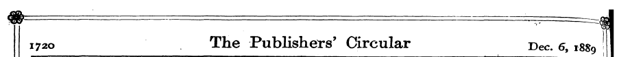 1720 The Publishers' Circular Dec 6, 188...