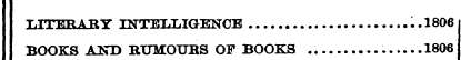 IJTERARY INTELLIGENCE ..1806 BOOKS AND R...