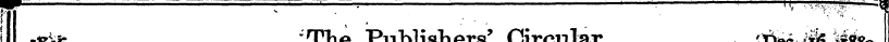 I isig The Publishers' Circular 'itec^i^...