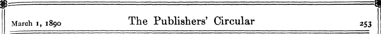 March i, 1890 The Publishers' Circular 2...
