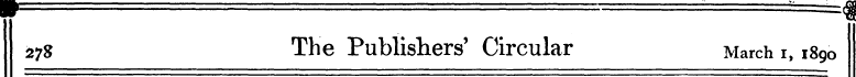 9 ' -< 278 The Publishers' Circular Marc...