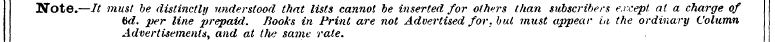 JSTote.—It must Hd. be per distinctly li...