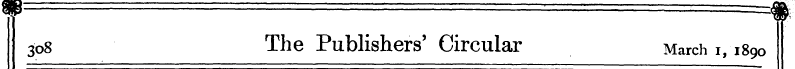 3 o8 The Publishers' Circular March i, 1...