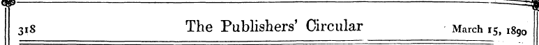 318 The Publishers' Circular March 15, i...