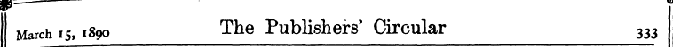 March 15,1890 The Publishers' Circular 3...