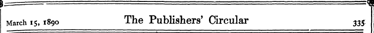 March 15,1890 The Publishers' Circular 3...