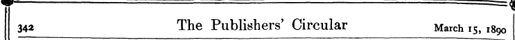 342 The Publishers' Circular March 15,18...