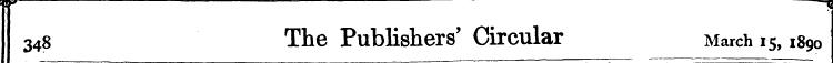 348 The Publishers' Circular March 15,18...