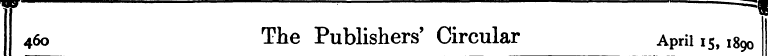 Y^i 4 6o The Publishers' Circular April ...