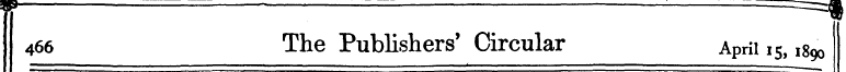 466 The Publishers' Circular April 15,18...
