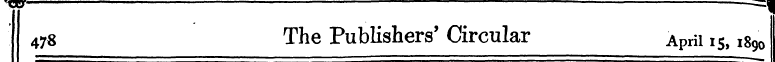 i 478 ; The Publishers' Circular April ,...