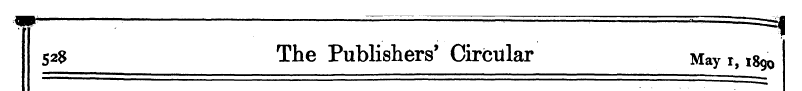 52$ The Publishers' Circular May r, i%>