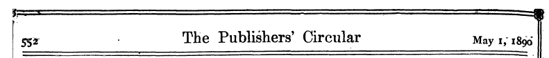 i - 55* The Publishers' Circular May 171...