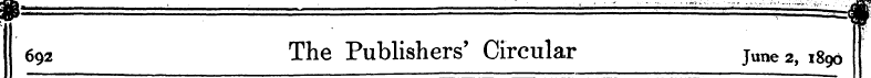 692 The Publishers' Circular June 2, 18 ...