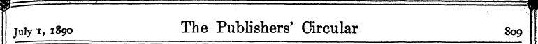 r . i July i, 1890 The Publishers' Circu...