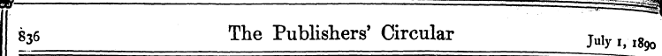 II 836 The Publishers' Circular Juiyi . ...