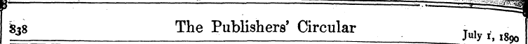 $J *8 The Publish : ers' Circular • J Tu...