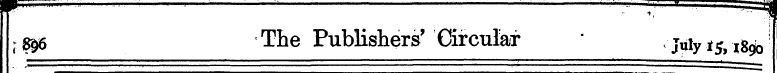 f— —' - ;s^6 ' The Publishers' Circular ...