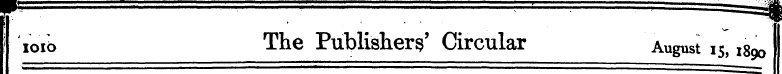 ' ¦ -4 r \ IOI6 The Publisher9' Circular...