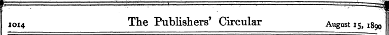 1014 The Publishers' Circular August 15,...