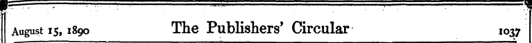 f - 3 August 15,1890 The Publishers' Cir...