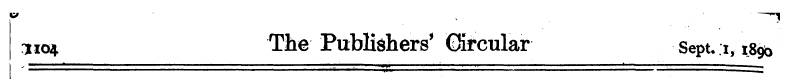Kf —ni ^ tig* The Publishers * Circular ...